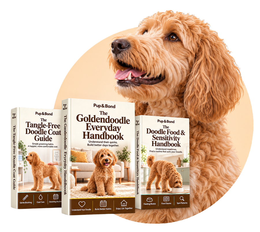 A Happier Goldendoodle, One Guide At A Time.